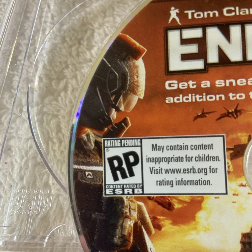 Tom Clancy's‎ EndWar PC CD Rom Bonus Disc Video Game 2008